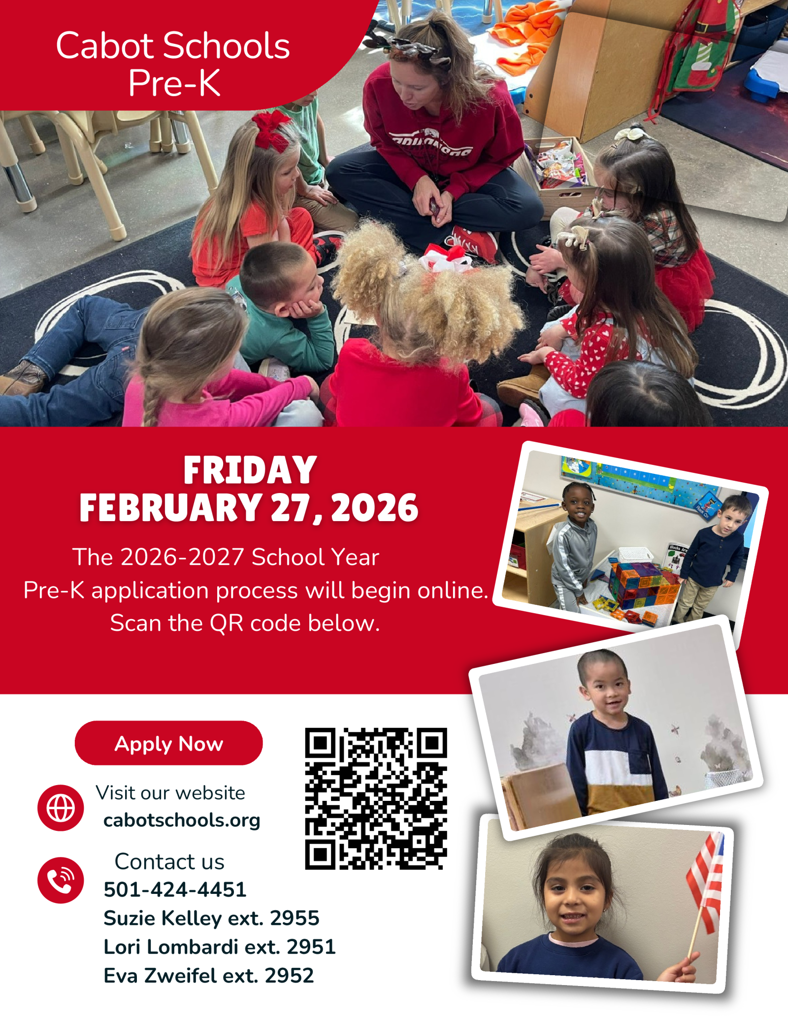 Pre-K Application Flyer